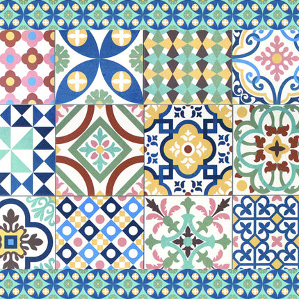 Nappe de table en vinyle mosaïque 33x45 cm