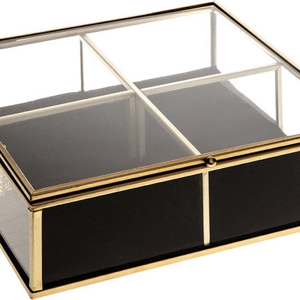 Atmosphera Boîte à bijoux en verre avec couvercle