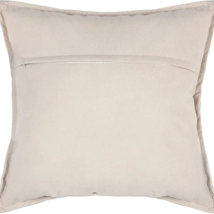 Atmosphera Banquette/coussins de canapé Sophia - 55 x 55 cm - Blanc ivoire - polyester - avec fermeture éclair