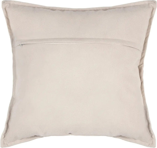 Atmosphera Banquette/coussins de canapé Sophia - 55 x 55 cm - Blanc ivoire - polyester - avec fermeture éclair