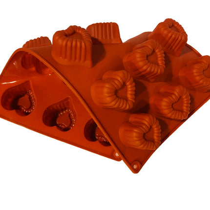 Moule en silicone - mini cœurs