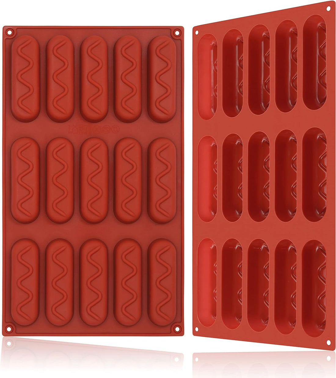Siliconen bakvorm voor chocolade, cupcakes, kaarsen en hars – 29,9 x 24 cm
