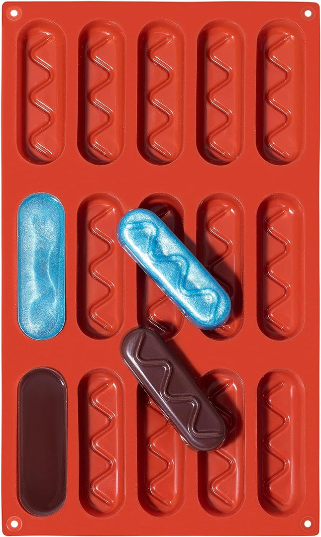 Moule en silicone pour chocolat, cupcake, cire, bougies, muffins aux œufs, résine, décorations de gâteaux