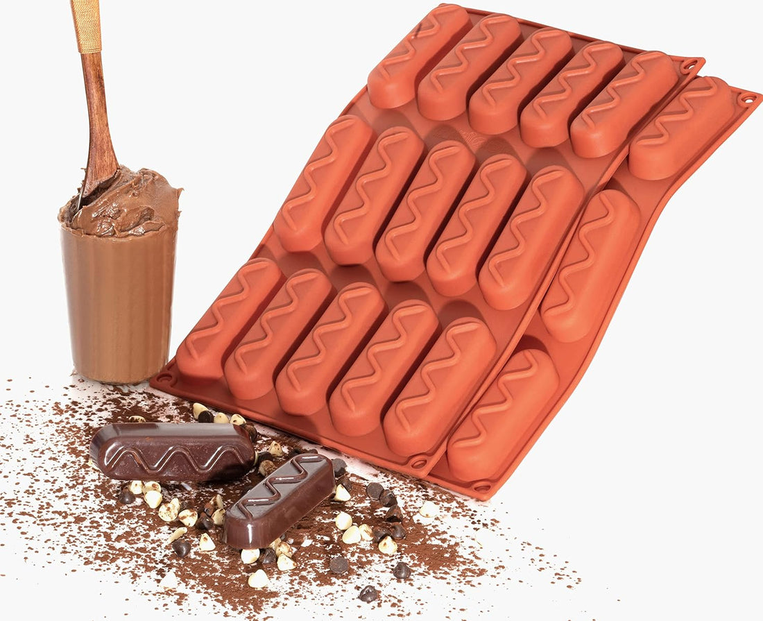 Siliconen bakvorm voor chocolade, cupcakes, kaarsen en hars – 29,9 x 24 cm – foto 3