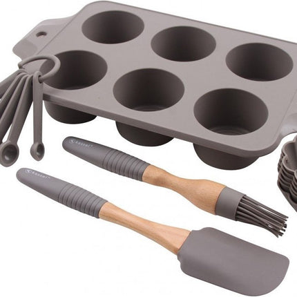 Ensemble de cuisson en silicone 12 pièces pour muffins ou cupcakes - Moule de cuisson