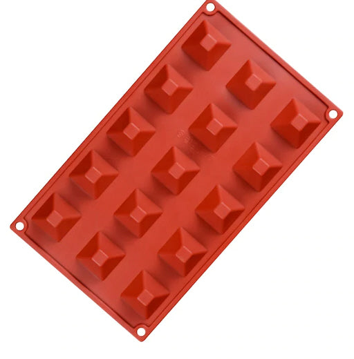 Silicone pyramid baking mold