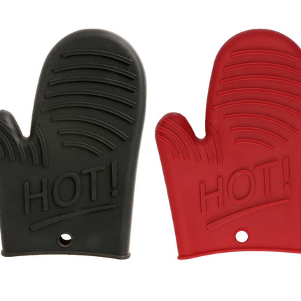 Mitaine de four en silicone/gant de cuisine 15,5 x 21 cm - Manique - Gant de cuisine
