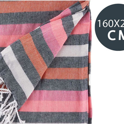 Écharpe multifonctionnelle Rayures Rose (160 x 200 cm)