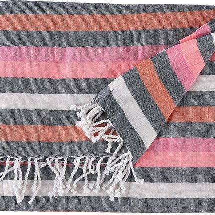Écharpe multifonctionnelle Rayures Rose (160 x 200 cm)