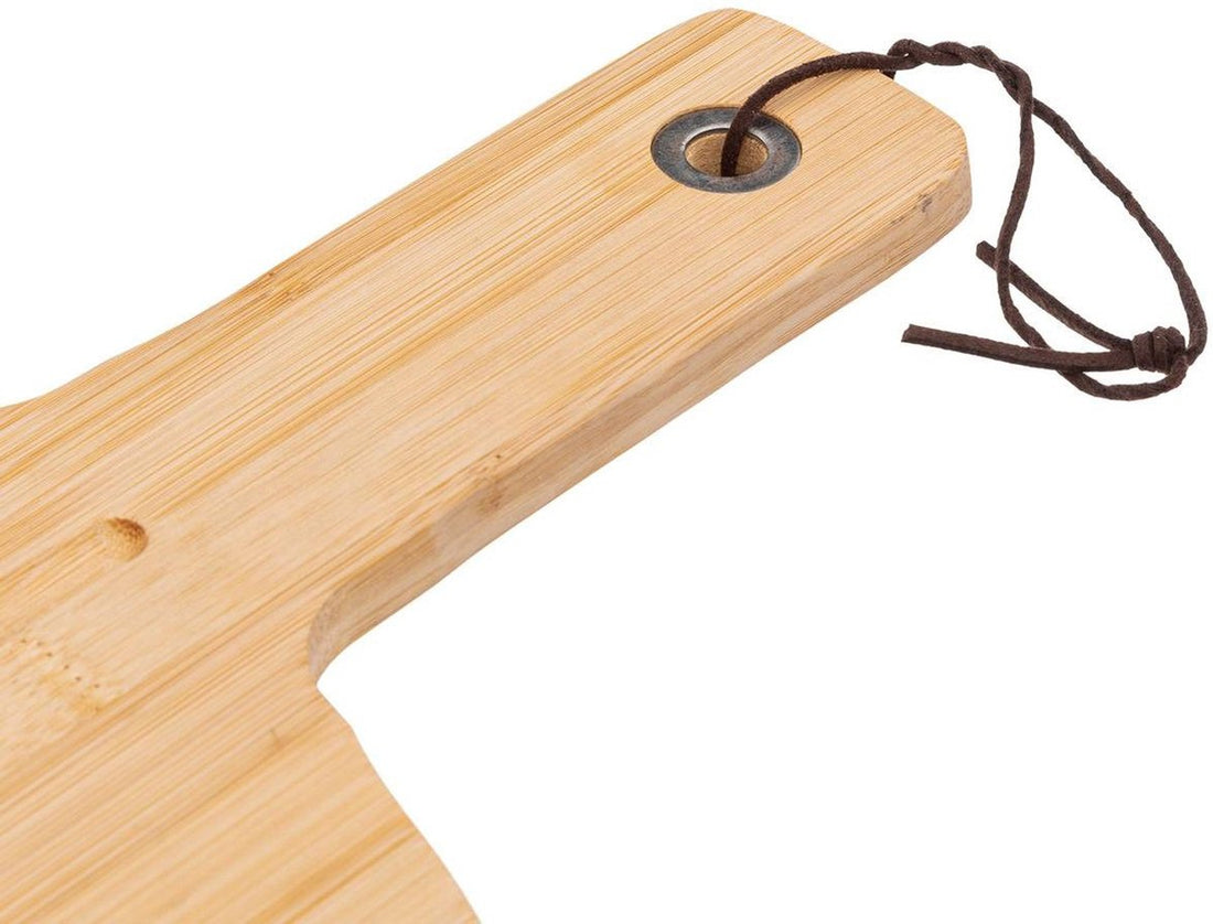 Pizzaschneidebrett mit Pizzamesser - Holz - Ø 37 cm