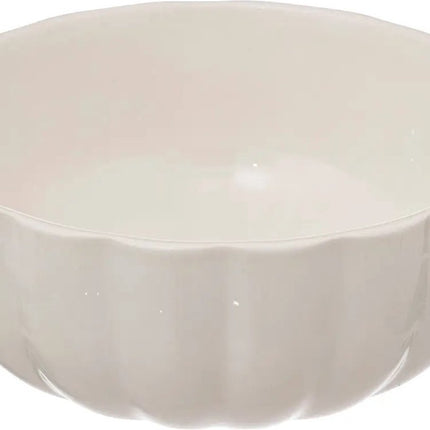 Secret de Gourmet Bols à soupe/ramequins de service - 4x - Delphi - porcelaine - D15 x H7 cm - blanc ivoire