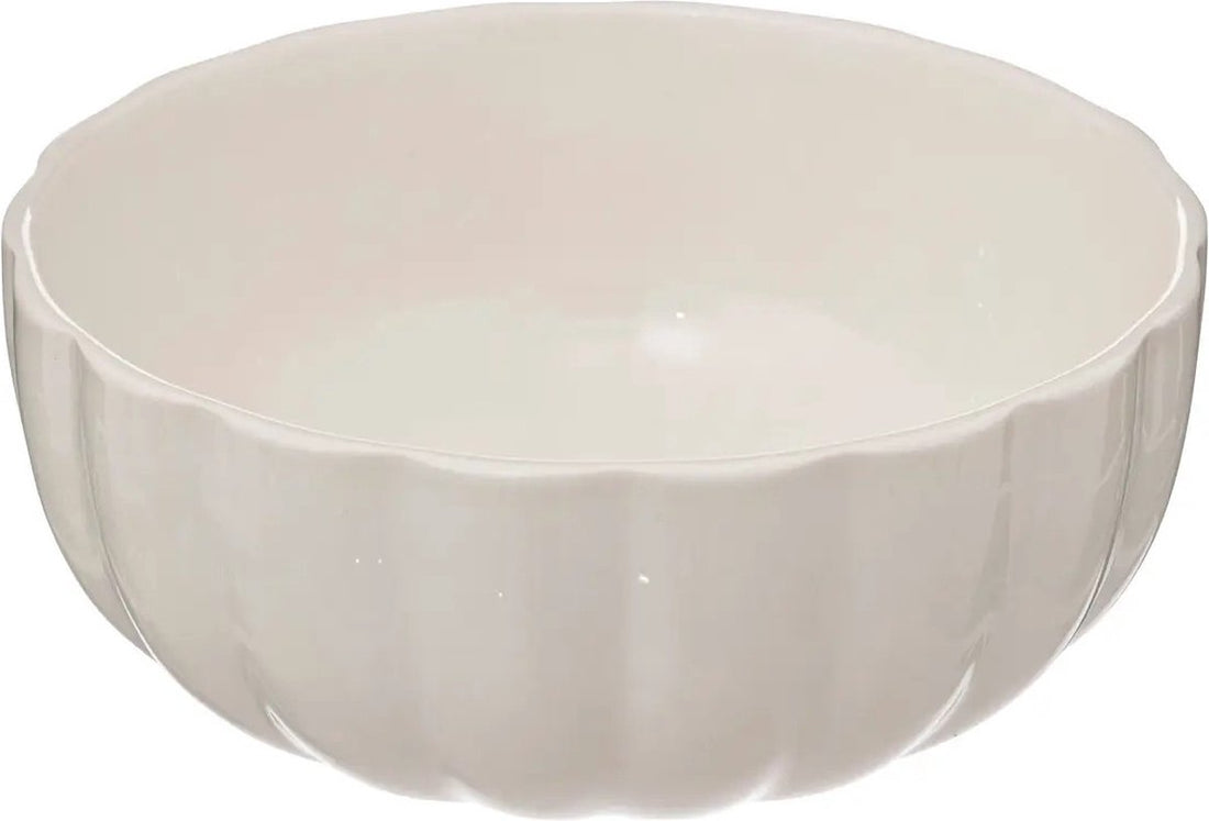 Secret de Gourmet Soup Bowls / Serving Dishes - 4x - Delphi - porcelain - D15 x H7 cm - ivory white