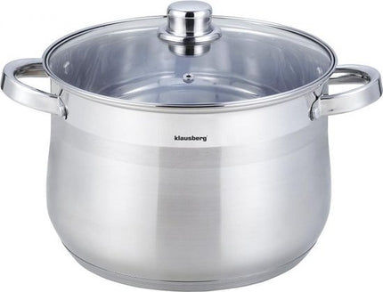Klausberg 7164 - marmite avec couvercle - 10,7 L - Ø26 cm - acier inoxydable - induction