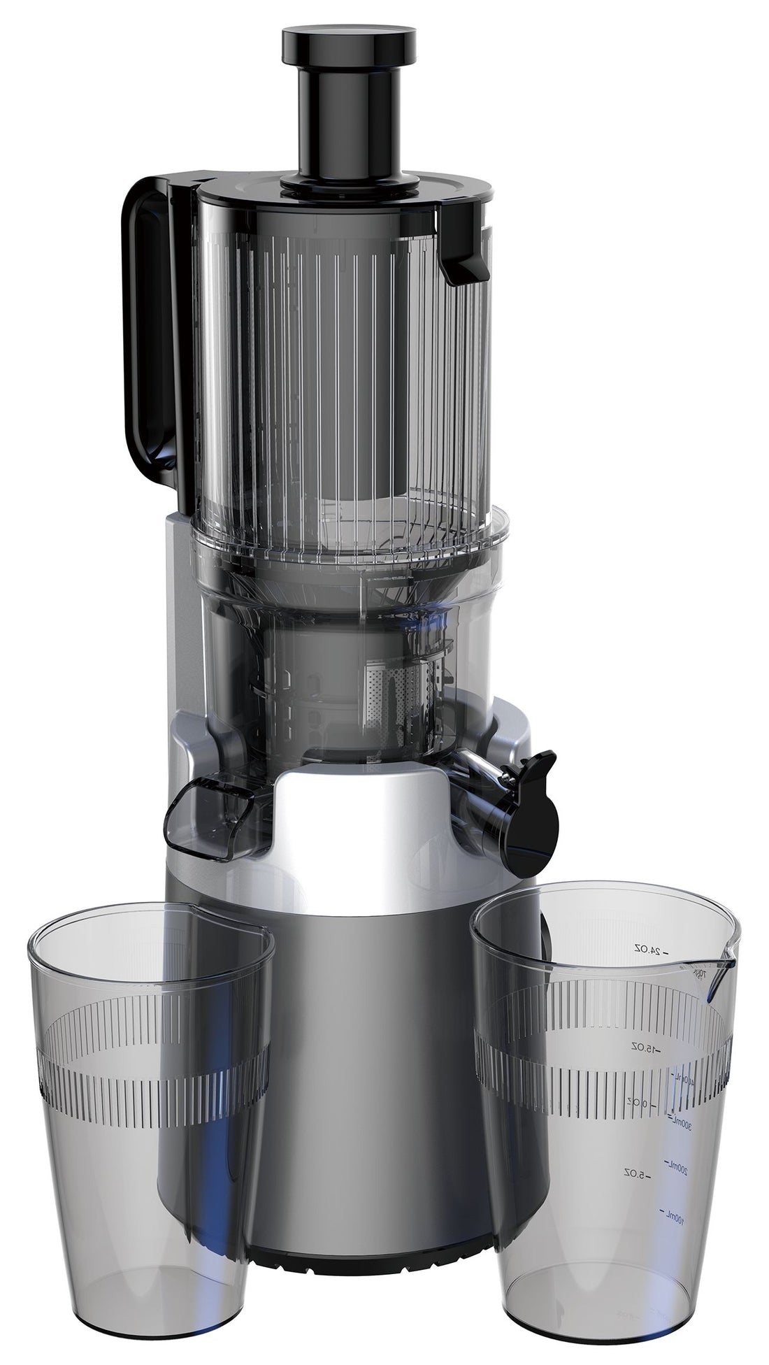 Klausberg KB-7881 Slow Juicer – Vegetable and Fruit Press | Cold Press | Wide XXL 113 mm Feed Chute | Stainless Steel Housing | Quiet Operation