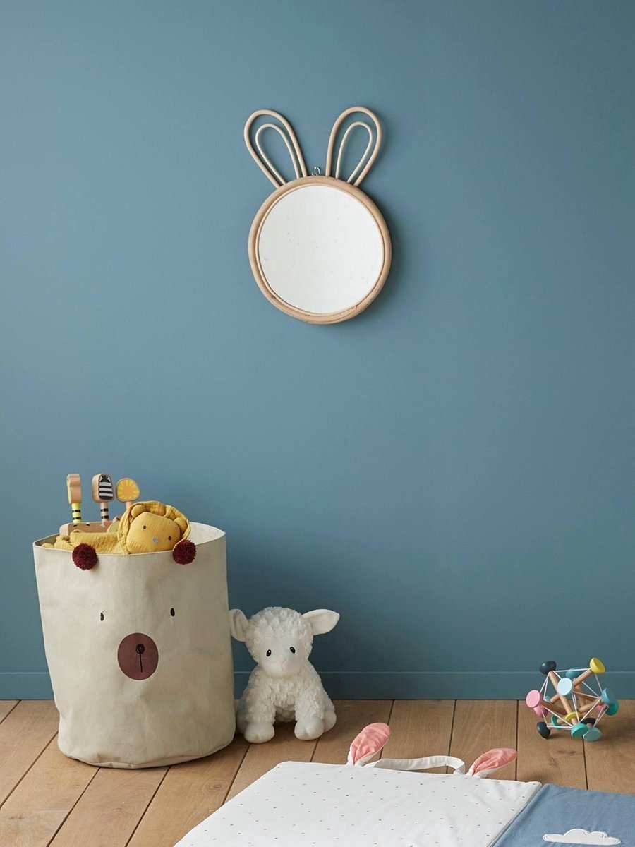 Rabbit mirror nursery wall decoration 24 x 2.2 x 38 cm