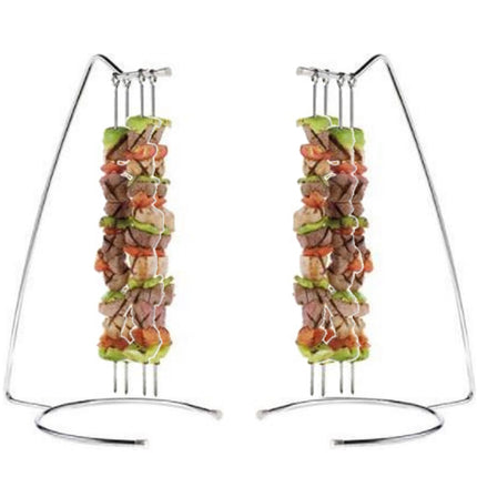 Jeu de 2 porte-brochettes avec 10 brochettes