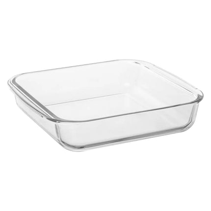 5Five Plat à four avec couvercle - verre borosilicate - carré - 1.8 Litre - 22 x 22 x 5 cm