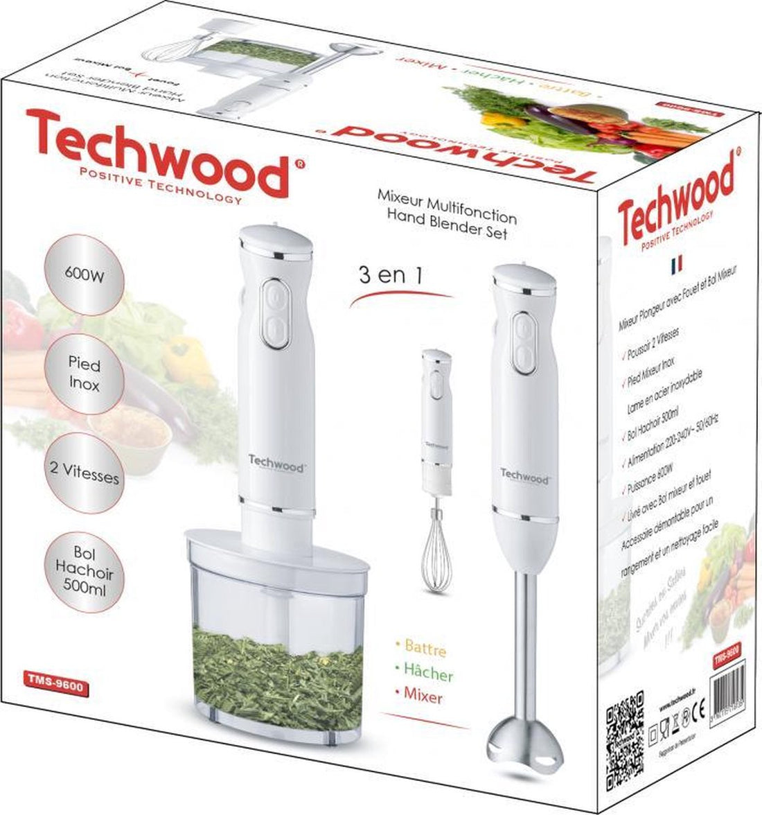 Techwood - Stabmixer-Set - 3-in-1