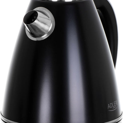 Adler AD 1343 – Bouilloire en acier – 1,5 litre – Strix – noire