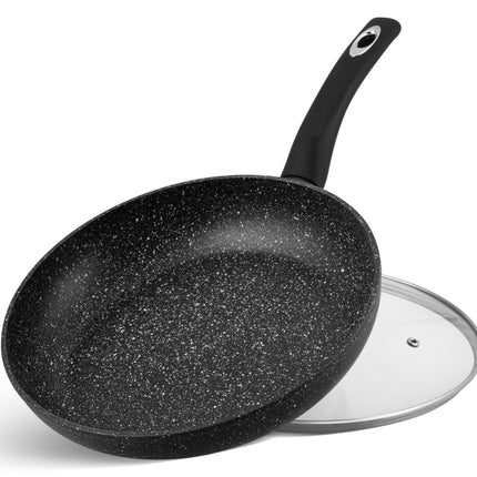 Edënbërg Stonetec Line - Poêle à frire en céramique - Revêtement antiadhésif 3 couches !