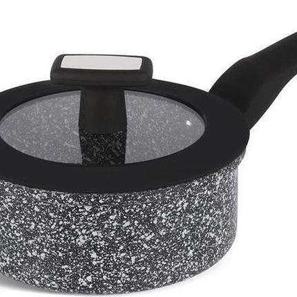 Edënbërg Stonetec Line - Casserole en céramique - 18 cm - Revêtement antiadhésif 3 couches