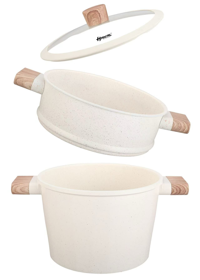 Couscoussier 3-en-1 - 6,5L - Induction et Tous Feux - Aluminium Moulé - Cuiseur Vapeur Riz & Légumes - Avec Passoire & Couvercle en Verre - Lavable au Lave-Vaisselle