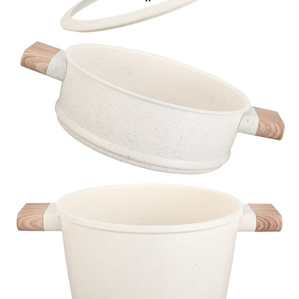 Couscoussier 3-en-1 - 5L - Induction et Toutes Sources de Chaleur - Aluminium Moulé - Cuiseur Vapeur Riz & Légumes - Avec Passoire & Couvercle en Verre - Compatible Lave-Vaisselle