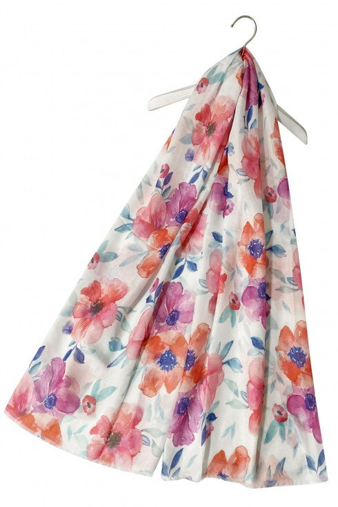 Frayed scarf print