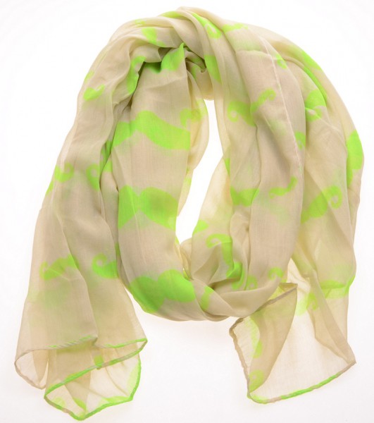 Écharpe verte