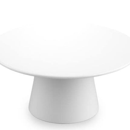 Présentoir à gâteaux 28 cm mélamine blanc