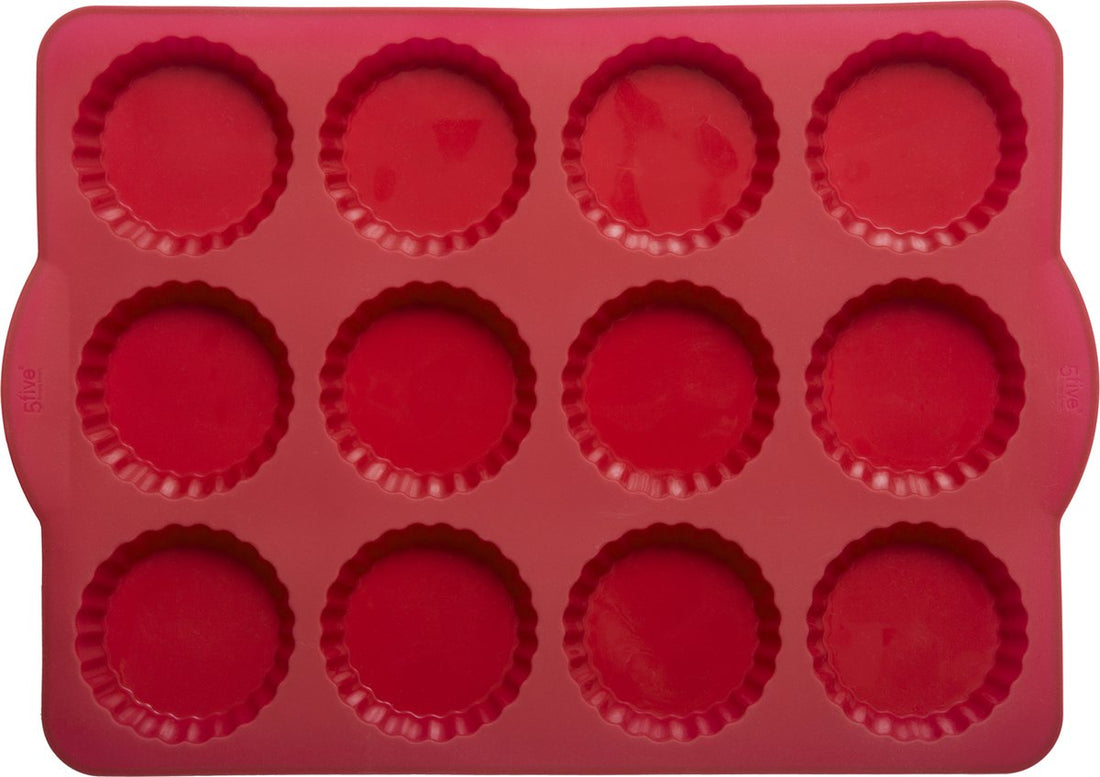 Silicone cake molds 37.2 x 26 x 2.2 cm for 12 mini cakes