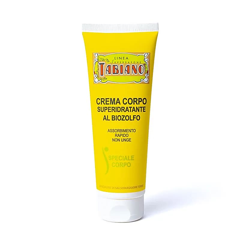Tabiano Bioschwefel feuchtigkeitsspendende Schwefelkörperlotion