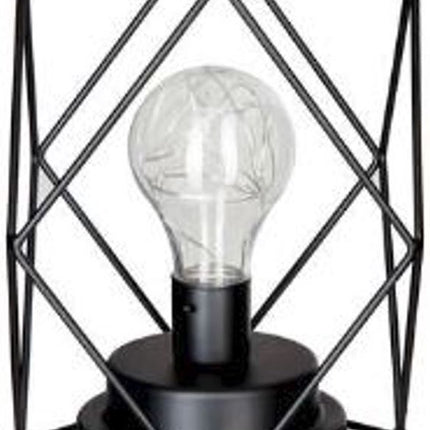 Lampe de table - LED - Noir - Rectangulaire