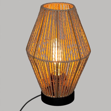 Lampe de table d'ambiance 32 cm beige naturel