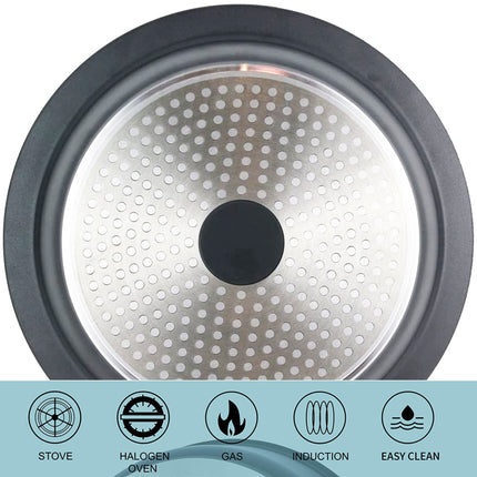 Tajine à induction en terre cuite et aluminium moulé