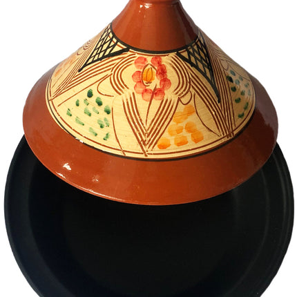 Tajine en céramique et aluminium forgé, également compatible avec l'induction