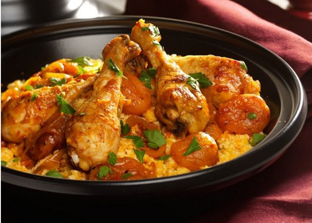Cosy&Trendy Tagine - Suitable for induction - black/orange - Ø 30 cm