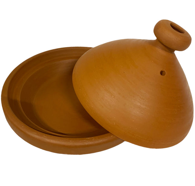 Tajine en terre cuite artisanale authentique Naturel non émaillé
