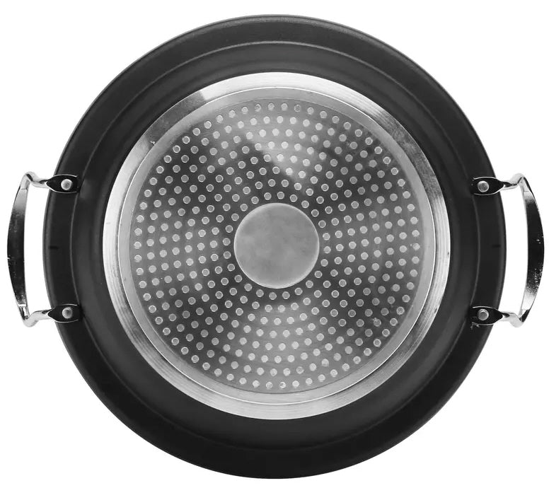 Tajine aardewerk en gegoten Aluminium inductie| Handvaten| Geschikt voor 4-8 personen -  Alle warmtebronnen| Ø 30cm