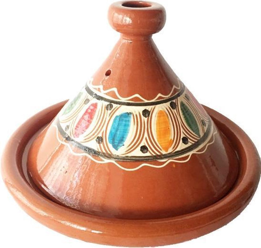 Originele Tajine Aardewerk Ø 25 cm - Authentiek handgemaakt