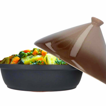 Tajine Ø 30 cm compatible avec toutes les tables de cuisson, y compris l'induction