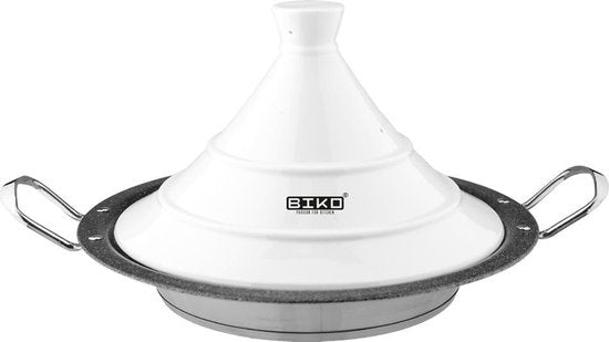 Tajine Fez - Revêtement marbre anti-adhésif - Tajine induction Ø 34 cm