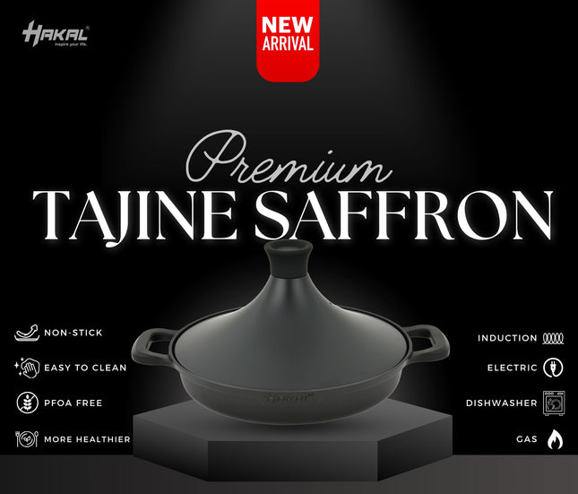 Tajine Safran 30 cm - Anti-adhésif - Compatible Tous Feux