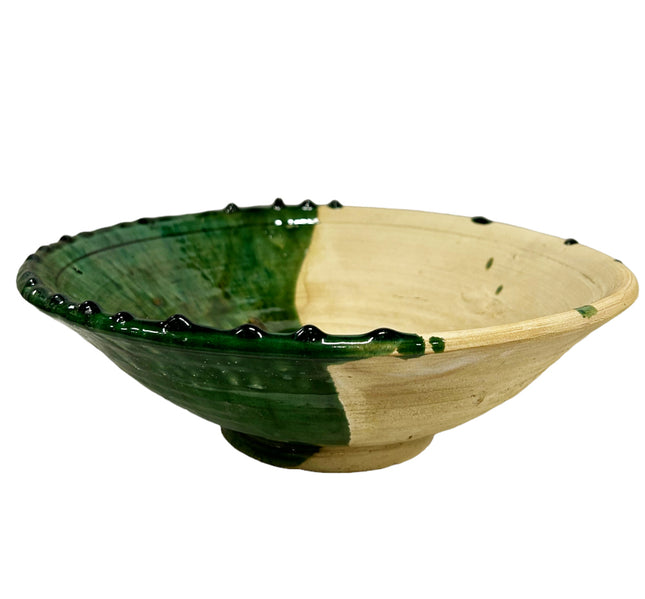 Bol marocain Tamegroute semi-émaillé