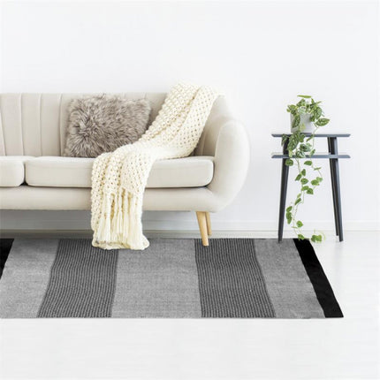 Tapis marocain noir gris 140x200cm