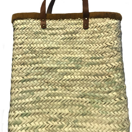 Cabas en paille marocain
