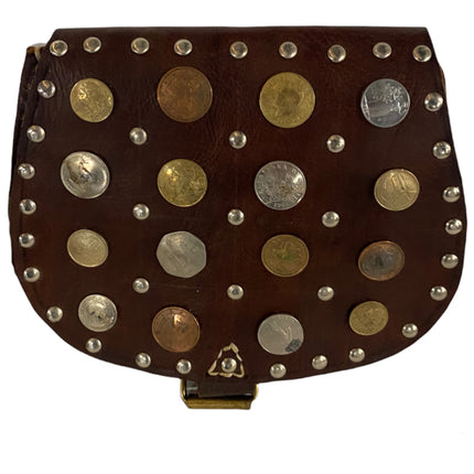 Sac Riveter de Marrakech cuir cognac