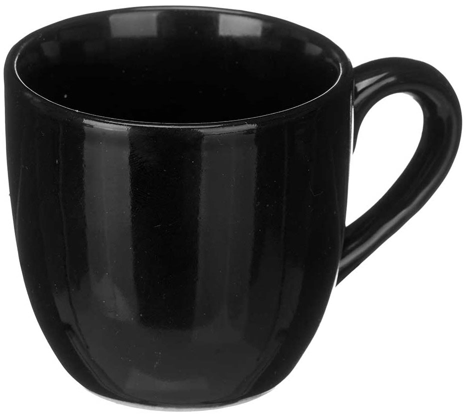 Black Tie Coffee Cups 150 ml - 6 pieces - Green Tint