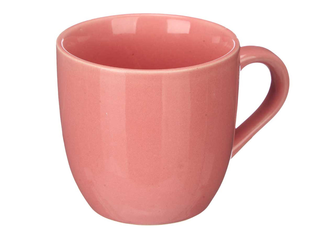 6x Roze effen mokken / bekers 150 ml - Theebeker / koffiemok