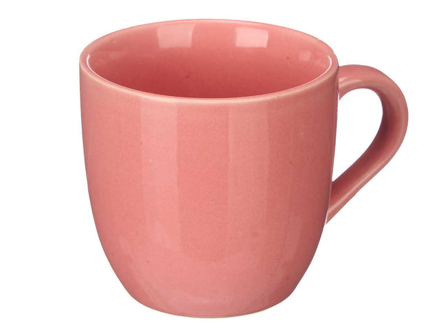 6x Tasses / gobelets unis rose 150 ml - Tasse à thé / tasse à café